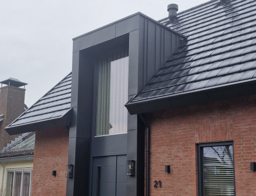 Project: woning bekleed met Nedzink NOIR